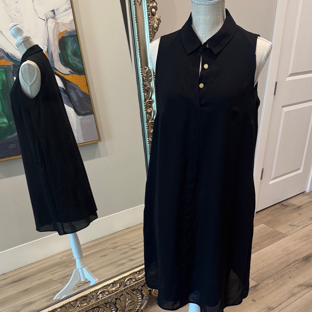 Anne Klein Black Sleeveless Dress